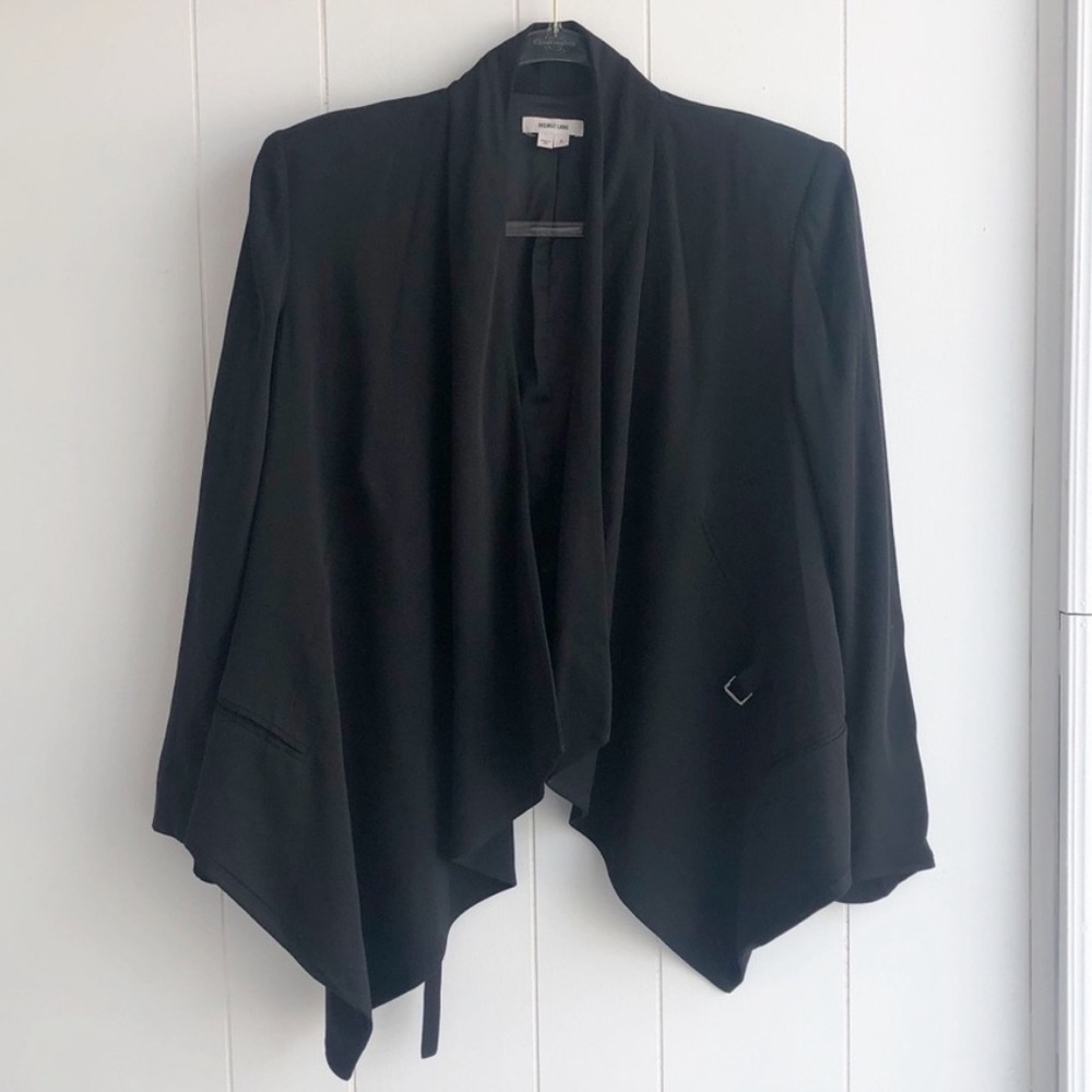 Helmut Lang Tie Front Drape Jacket 2 - Picture 4 of 5